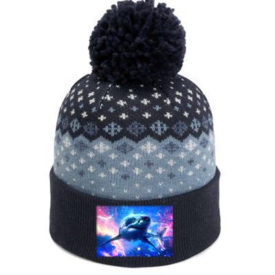 Space Galaxy Shark In Sea Ocean Of Stars The Baniff Cuffed Pom Beanie