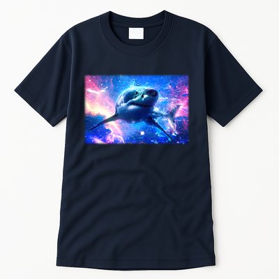 Space Galaxy Shark In Sea Ocean Of Stars Tall T-Shirt