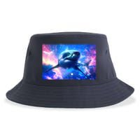 Space Galaxy Shark In Sea Ocean Of Stars Sustainable Bucket Hat