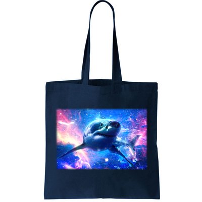 Space Galaxy Shark In Sea Ocean Of Stars Tote Bag