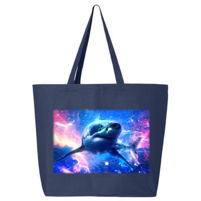 Space Galaxy Shark In Sea Ocean Of Stars 25L Jumbo Tote