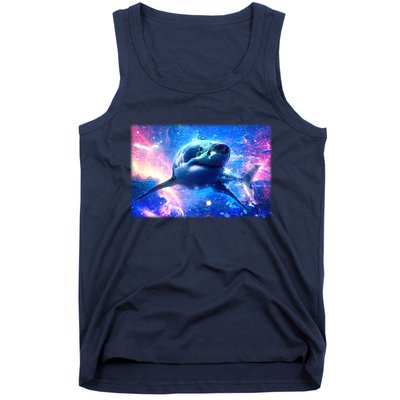 Space Galaxy Shark In Sea Ocean Of Stars Tank Top