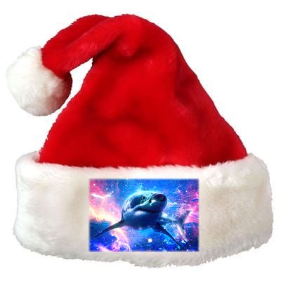 Space Galaxy Shark In Sea Ocean Of Stars Premium Christmas Santa Hat