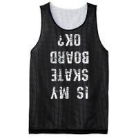 Skateboarder Gift Skateboard Skater Gift Mesh Reversible Basketball Jersey Tank