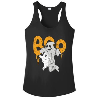 Spooky Ghost Spirits Happy Halloween Boo Squad Funny Gift Ladies PosiCharge Competitor Racerback Tank