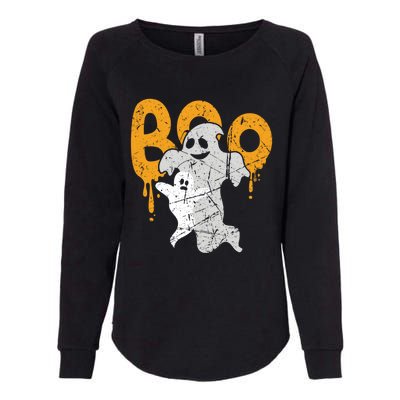 Spooky Ghost Spirits Happy Halloween Boo Squad Funny Gift Womens California Wash Sweatshirt