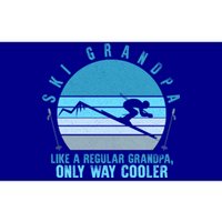 Ski Grandpa Skier Mountain Snow Skiing Grandpa Snowboarding Funny Gift Bumper Sticker