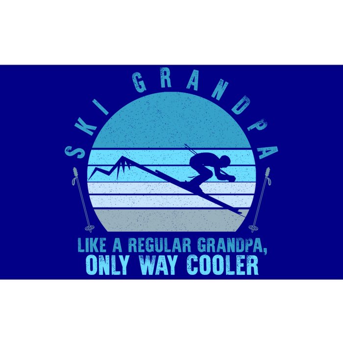 Ski Grandpa Skier Mountain Snow Skiing Grandpa Snowboarding Funny Gift Bumper Sticker