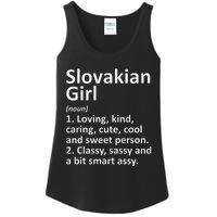 SLOVAKIAN GIRL SLOVAKIA Gift Funny Country Roots Descent Ladies Essential Tank