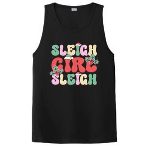 Sleigh Girl Sleigh Festive Holiday Graphic PosiCharge Competitor Tank