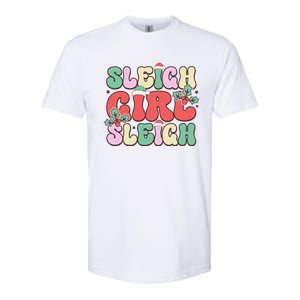 Sleigh Girl Sleigh Festive Holiday Graphic Softstyle CVC T-Shirt