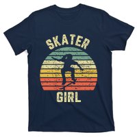 Skater Girl Skateboarder Girl Retro Skateboarding Gift T-Shirt