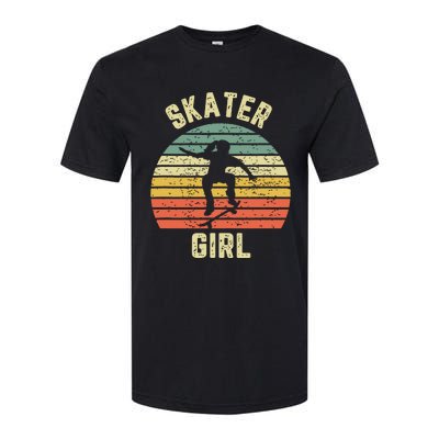 Skater Girl Skateboarder Girl Retro Skateboarding Gift Softstyle® CVC T-Shirt