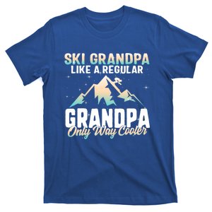 Ski Grandpa Skier Mountain Snow Skiing Grandpa Snowboarding Gift T-Shirt