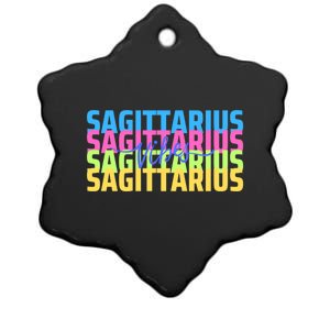 Sagittarius Gift Ceramic Star Ornament