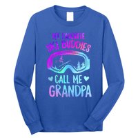 Ski Grandpa Skier Mountain Snow Skiing Grandpa Snowboarding Gift Long Sleeve Shirt