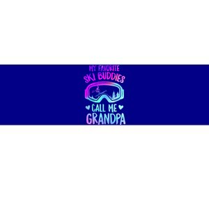 Ski Grandpa Skier Mountain Snow Skiing Grandpa Snowboarding Gift Bumper Sticker