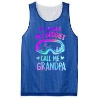 Ski Grandpa Skier Mountain Snow Skiing Grandpa Snowboarding Gift Mesh Reversible Basketball Jersey Tank