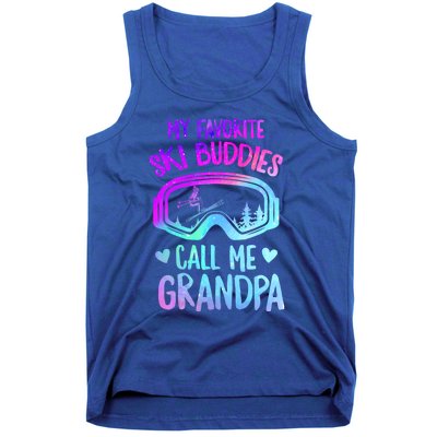 Ski Grandpa Skier Mountain Snow Skiing Grandpa Snowboarding Gift Tank Top