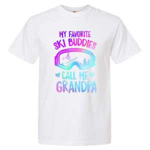 Ski Grandpa Skier Mountain Snow Skiing Grandpa Snowboarding Gift Garment-Dyed Heavyweight T-Shirt