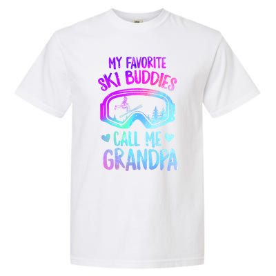 Ski Grandpa Skier Mountain Snow Skiing Grandpa Snowboarding Gift Garment-Dyed Heavyweight T-Shirt