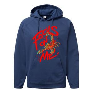 Scorpion Gift Scorpions On Me Gift Performance Fleece Hoodie