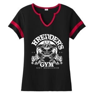 Shredder's Gym Ladies Halftime Notch Neck Tee