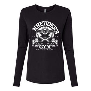 Shredder's Gym Womens Cotton Relaxed Long Sleeve T-Shirt