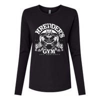 Shredder's Gym Womens Cotton Relaxed Long Sleeve T-Shirt