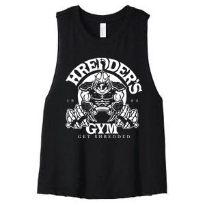 Shredder's Gym Women's Racerback Cropped Tank