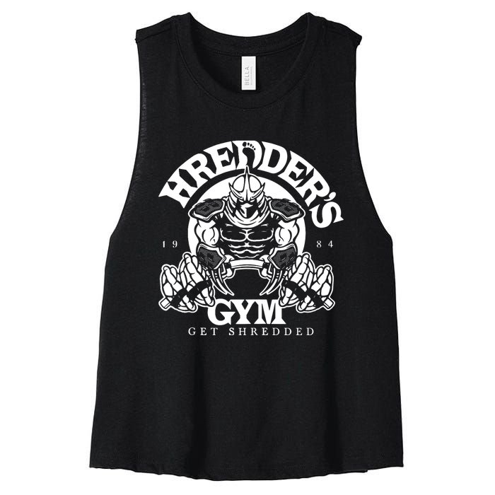 Shredder's Gym Women's Racerback Cropped Tank