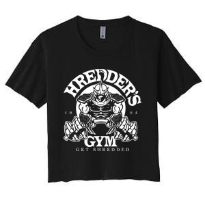 Shredder's Gym Women's Crop Top Tee