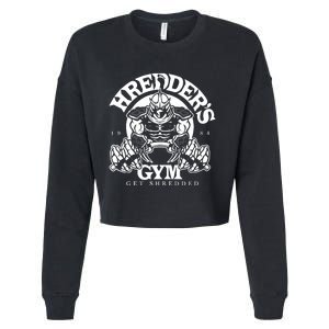 Shredder's Gym Cropped Pullover Crew