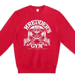 Shredder's Gym Premium Crewneck Sweatshirt