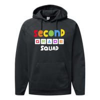 Second Grade Squad Team 2nd Grade Teacher Performance Fleece Hoodie