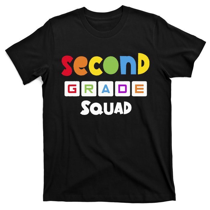 Second Grade Squad Team 2nd Grade Teacher T-Shirt