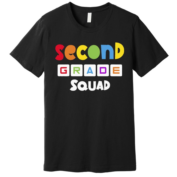 Second Grade Squad Team 2nd Grade Teacher Premium T-Shirt