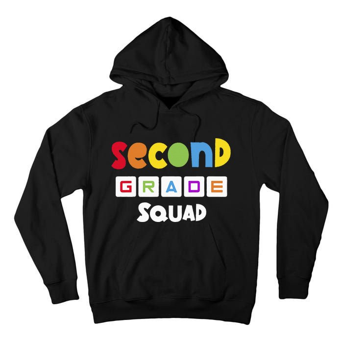 Second Grade Squad Team 2nd Grade Teacher Tall Hoodie