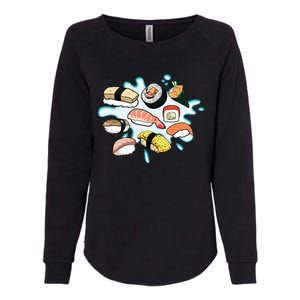 Sushi Graphic Sushi Lover Gift Womens California Wash Sweatshirt