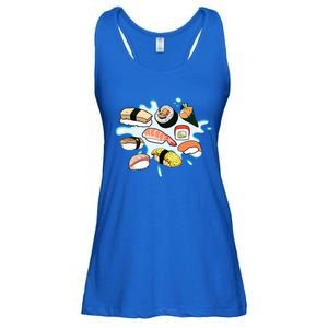 Sushi Graphic Sushi Lover Gift Ladies Essential Flowy Tank