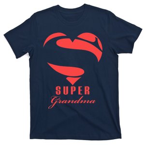 Super Grandma Superhero T Gift Mother Father Day T-Shirt