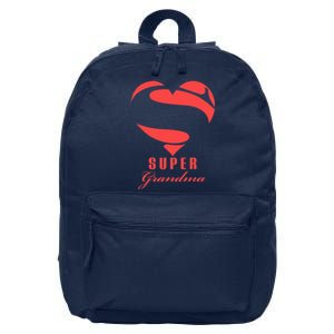 Super Grandma Superhero T Gift Mother Father Day 16 in Basic Backpack