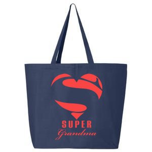 Super Grandma Superhero T Gift Mother Father Day 25L Jumbo Tote