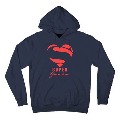 Super Grandma Superhero T Gift Mother Father Day Tall Hoodie