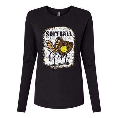 Softball Girl Softball Womens Cotton Relaxed Long Sleeve T-Shirt