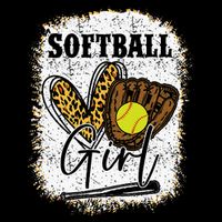 Softball Girl Softball Button