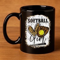 Softball Girl Softball 11oz C Handle Ceramic Mug