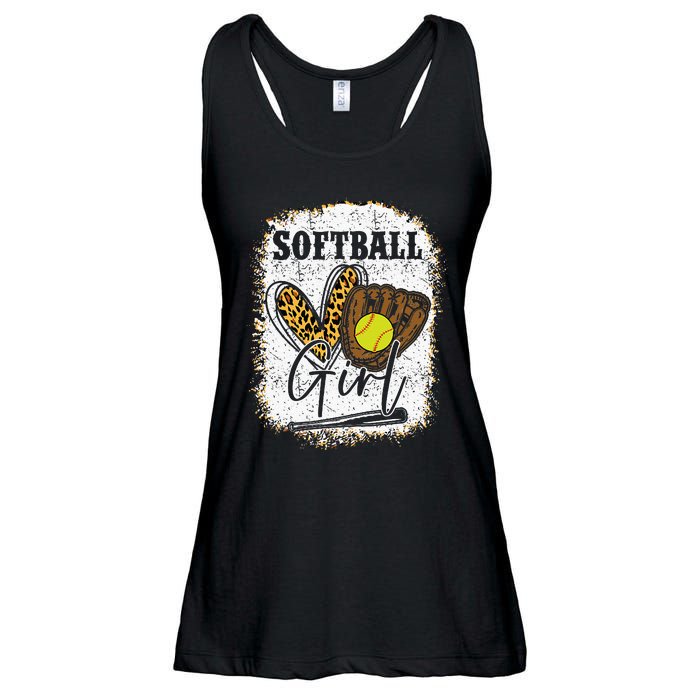 Softball Girl Softball Ladies Essential Flowy Tank