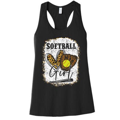 Softball Girl Softball Women's Racerback Tank