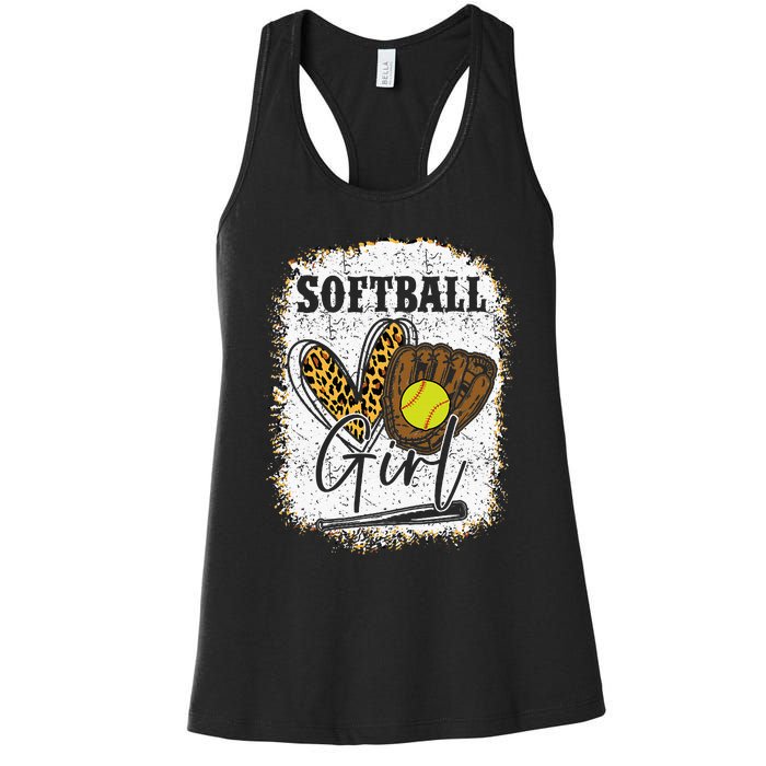 Softball Girl Softball Women's Racerback Tank